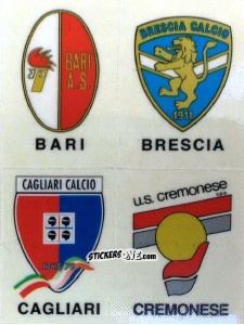 Figurina Bari / Brescia / Cagliari / Cremonese - Calciatori 1994-1995 n. PL1 - Panini