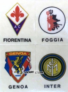 Figurina Fiorentina / Foggia / Genoa / Inter - Calciatori 1994-1995 n. PL2 - Panini