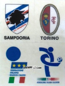 Figurina Sampdoria / Torino / Figc / Aic - Calciatori 1994-1995 n. PL5 - Panini