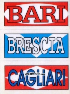 Figurina Bari / Brescia / Cagliari - Calciatori 1994-1995 n. PN1 - Panini