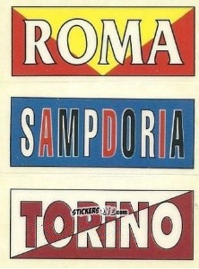 Cromo Roma / Sampdoria / Torino - Calciatori 1994-1995 n. PN6 - Panini