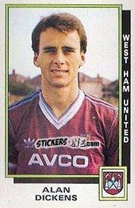 Cromo Alan Dickens - UK Football 1985-1986 n. 382 - Panini