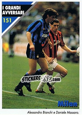 Cromo Milan - Inter Milan 1992-1993 n. 151 - Masters Cards