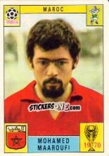 Figurina Mohamed Maaroufi - FIFA World Cup Mexico 1970 n. 266 - Panini