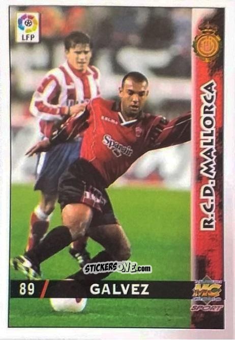 Figurina Gálvez - Las Fichas De La Liga 1998-1999 n. 89a - Mundicromo