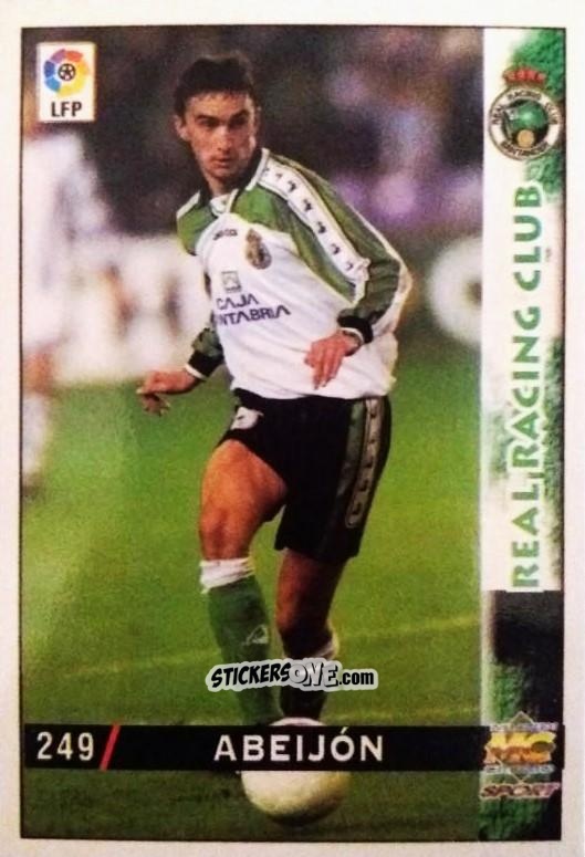 Sticker Abeijón - Las Fichas De La Liga 1998-1999 n. 249a - Mundicromo