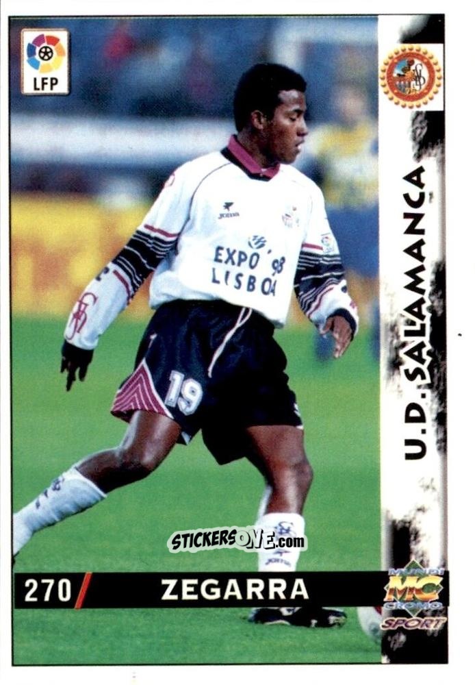 Sticker Zegarra - Las Fichas De La Liga 1998-1999 n. 270a - Mundicromo