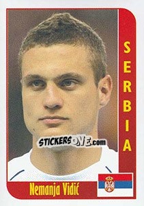 Figurina Nemanja Vidic - Football Life 2008 n. 161 - Luxor