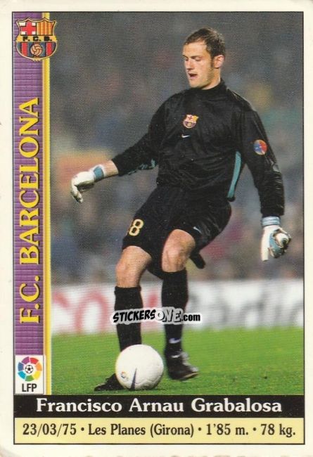 Cromo Arnau - Las Fichas De La Liga 1999-2000 n. 4 - Mundicromo