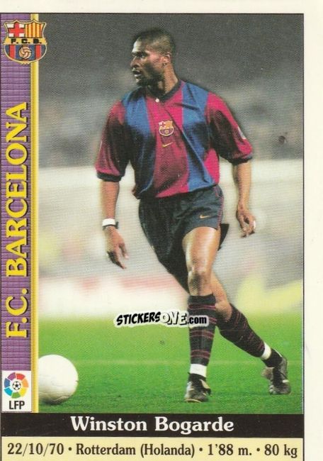 Sticker Bogarde - Las Fichas De La Liga 1999-2000 n. 10 - Mundicromo