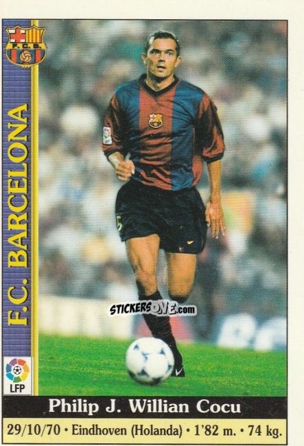 Figurina Cocu - Las Fichas De La Liga 1999-2000 n. 13 - Mundicromo