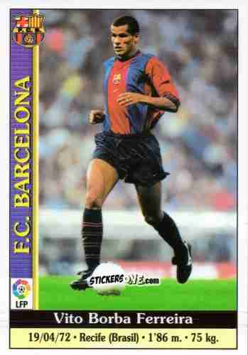 Figurina Rivaldo - Las Fichas De La Liga 1999-2000 n. 17 - Mundicromo
