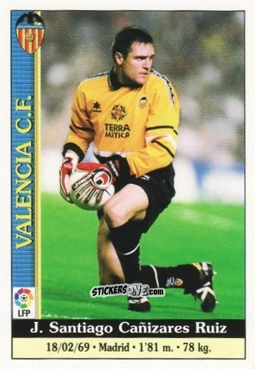 Figurina Cañizares - Las Fichas De La Liga 1999-2000 n. 57 - Mundicromo