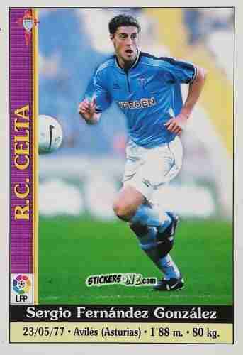 Figurina Sergio - Las Fichas De La Liga 1999-2000 n. 87 - Mundicromo