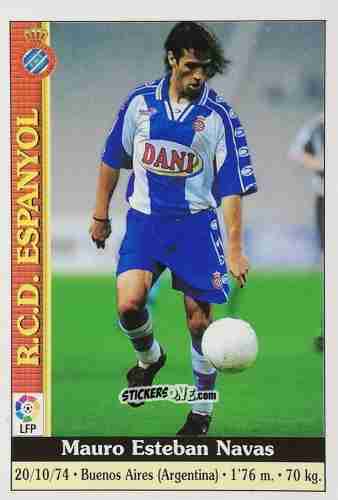 Figurina Navas - Las Fichas De La Liga 1999-2000 n. 126 - Mundicromo