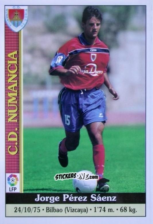 Figurina Jorge Perez - Las Fichas De La Liga 1999-2000 n. 324 - Mundicromo