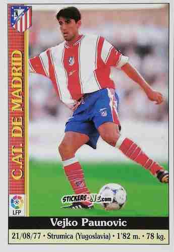 Figurina Paunovic - Las Fichas De La Liga 1999-2000 n. 490 - Mundicromo