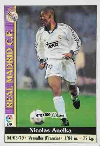 Cromo Anelka - Las Fichas De La Liga 1999-2000 n. 503 - Mundicromo