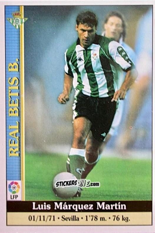 Sticker Márquez - Las Fichas De La Liga 1999-2000 n. 543 - Mundicromo