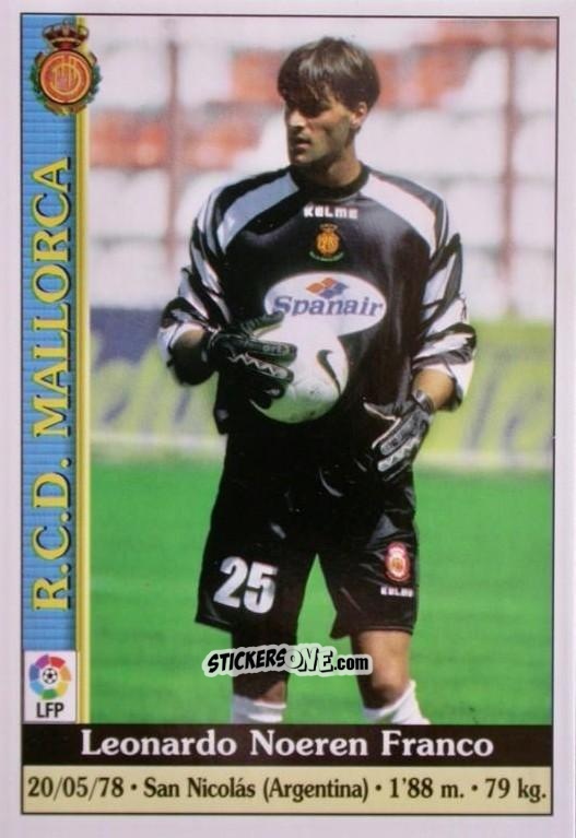 Cromo Leo Franco - Las Fichas De La Liga 1999-2000 n. 555 - Mundicromo