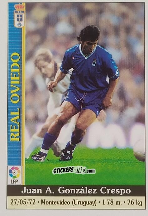 Cromo Juan Gonzalez - Las Fichas De La Liga 1999-2000 n. 591 - Mundicromo