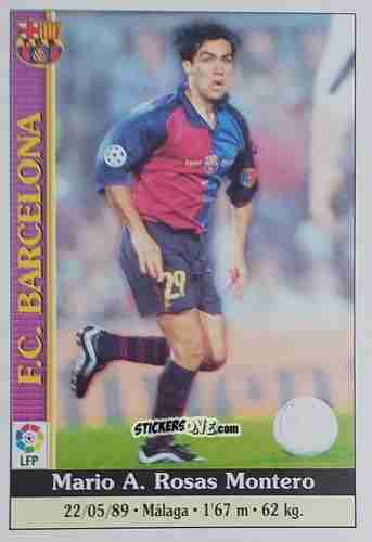 Cromo Mario - Las Fichas De La Liga 1999-2000 n. 597 - Mundicromo