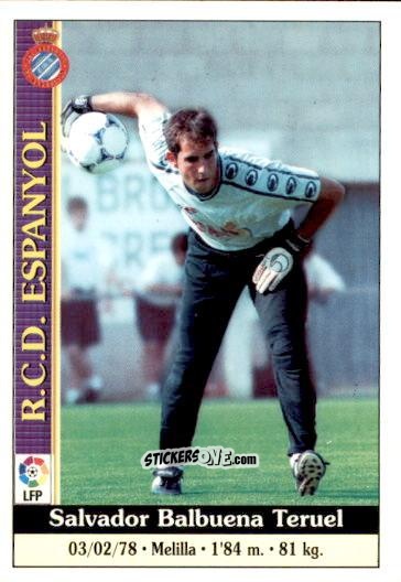 Sticker Balbuena - Las Fichas De La Liga 1999-2000 n. 600 - Mundicromo