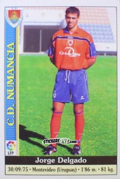 Cromo J.Delgado - Las Fichas De La Liga 1999-2000 n. 625 - Mundicromo