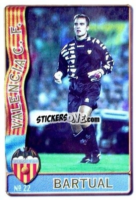 Figurina Jorge Bartual Medina - Las Fichas De La Liga 1996-1997 n. 22 - Mundicromo
