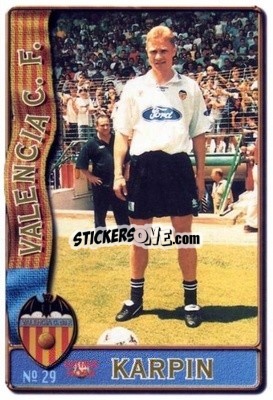 Cromo Karpin - Las Fichas De La Liga 1996-1997 n. 29a - Mundicromo