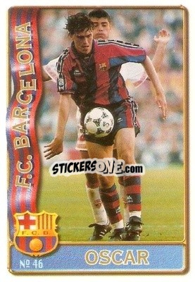 Figurina Oscar Garcia Junyent - Las Fichas De La Liga 1996-1997 n. 46 - Mundicromo