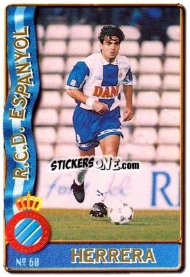 Figurina Herrera - Las Fichas De La Liga 1996-1997 n. 60 - Mundicromo