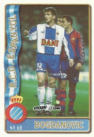 Figurina Goran Bogdanovic - Las Fichas De La Liga 1996-1997 n. 68 - Mundicromo