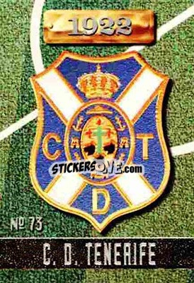 Cromo Tenerife - Las Fichas De La Liga 1996-1997 n. 73a - Mundicromo