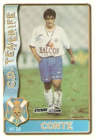 Figurina Ignacio Conte Crespo - Las Fichas De La Liga 1996-1997 n. 80 - Mundicromo