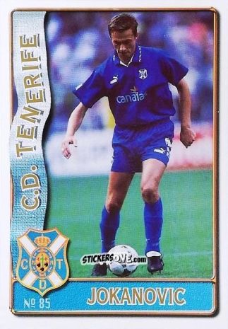 Cromo Slavisa Jokanovic - Las Fichas De La Liga 1996-1997 n. 85 - Mundicromo