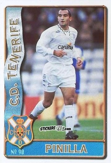 Cromo Antonio Pinilla Miranda - Las Fichas De La Liga 1996-1997 n. 90 - Mundicromo