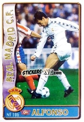Figurina Alfonso Perez - Las Fichas De La Liga 1996-1997 n. 106A - Mundicromo
