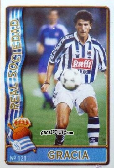 Cromo Xabier Gracia Carlos - Las Fichas De La Liga 1996-1997 n. 121 - Mundicromo
