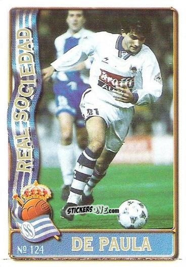 Cromo Oscar De Paula Gamero - Las Fichas De La Liga 1996-1997 n. 124 - Mundicromo