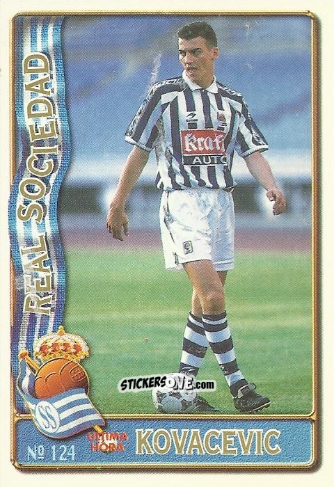 Sticker Kovacevic - Las Fichas De La Liga 1996-1997 n. 124a - Mundicromo