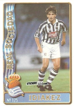 Figurina Inaki Idiakez Barraiztegui - Las Fichas De La Liga 1996-1997 n. 125 - Mundicromo