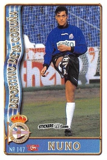 Cromo Nuno - Las Fichas De La Liga 1996-1997 n. 147b - Mundicromo