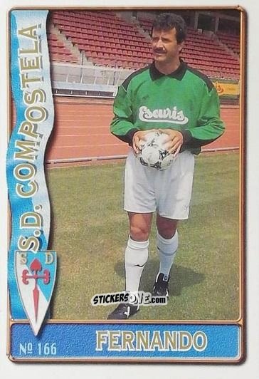 Cromo Fernando Peralta Carrasco - Las Fichas De La Liga 1996-1997 n. 166 - Mundicromo