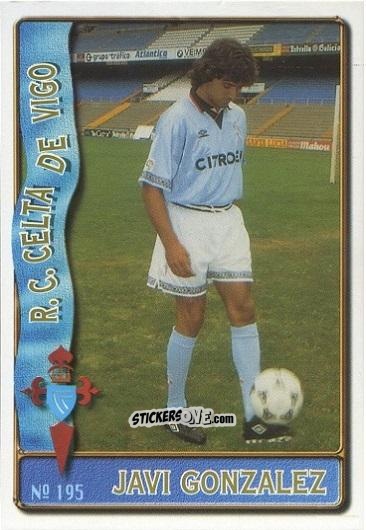 Figurina Javi Gonzalez - Las Fichas De La Liga 1996-1997 n. 195 - Mundicromo