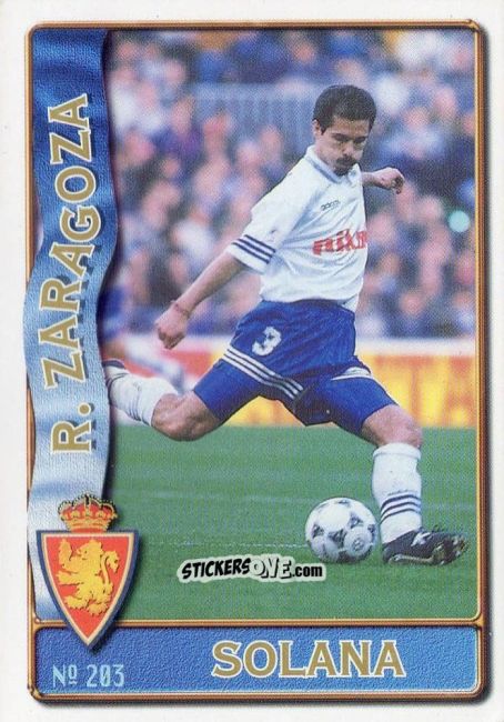 Figurina Solana - Las Fichas De La Liga 1996-1997 n. 203 - Mundicromo