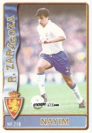 Figurina Nayim - Las Fichas De La Liga 1996-1997 n. 210 - Mundicromo