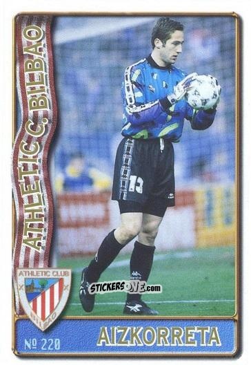 Sticker Aizkorreta - Las Fichas De La Liga 1996-1997 n. 220a - Mundicromo
