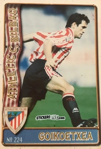 Figurina Jon Andoni Goikoetxea Lasa - Las Fichas De La Liga 1996-1997 n. 224 - Mundicromo