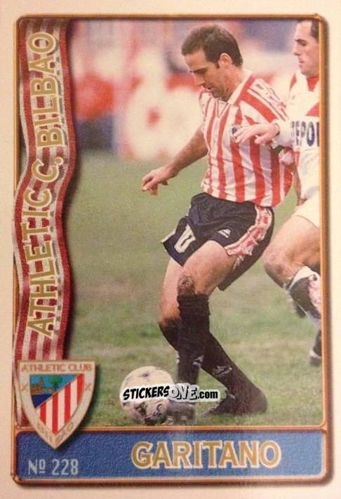 Figurina Garitano - Las Fichas De La Liga 1996-1997 n. 228a - Mundicromo